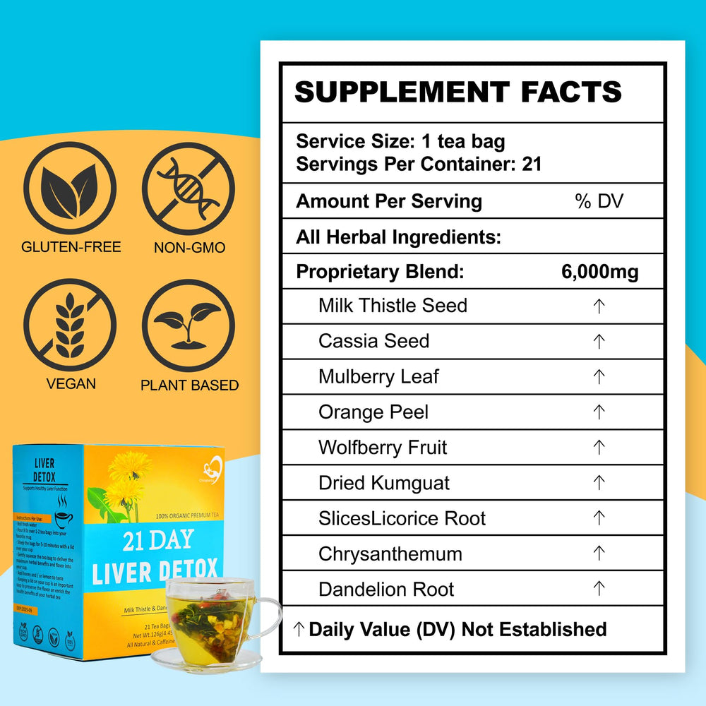 Aromlife 42-count teabags for convenient daily enjoyment