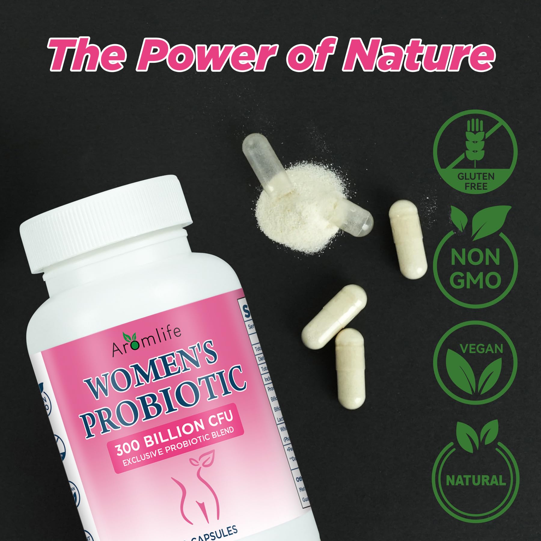 Vegetarian capsule image highlighting soy-free gluten-free design