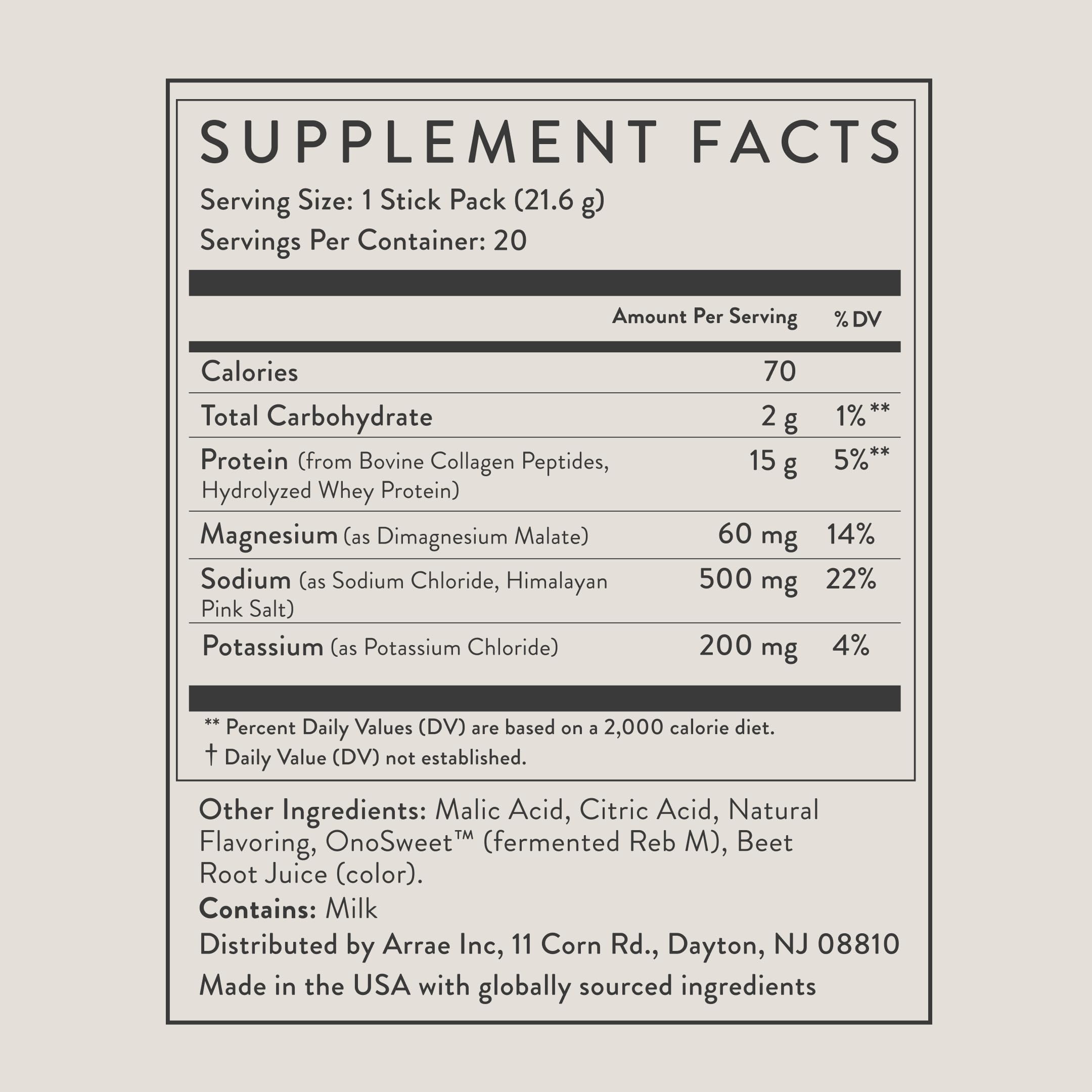 Arrae Clear Protein natural raspberry yuzu flavor aroma when sipped.