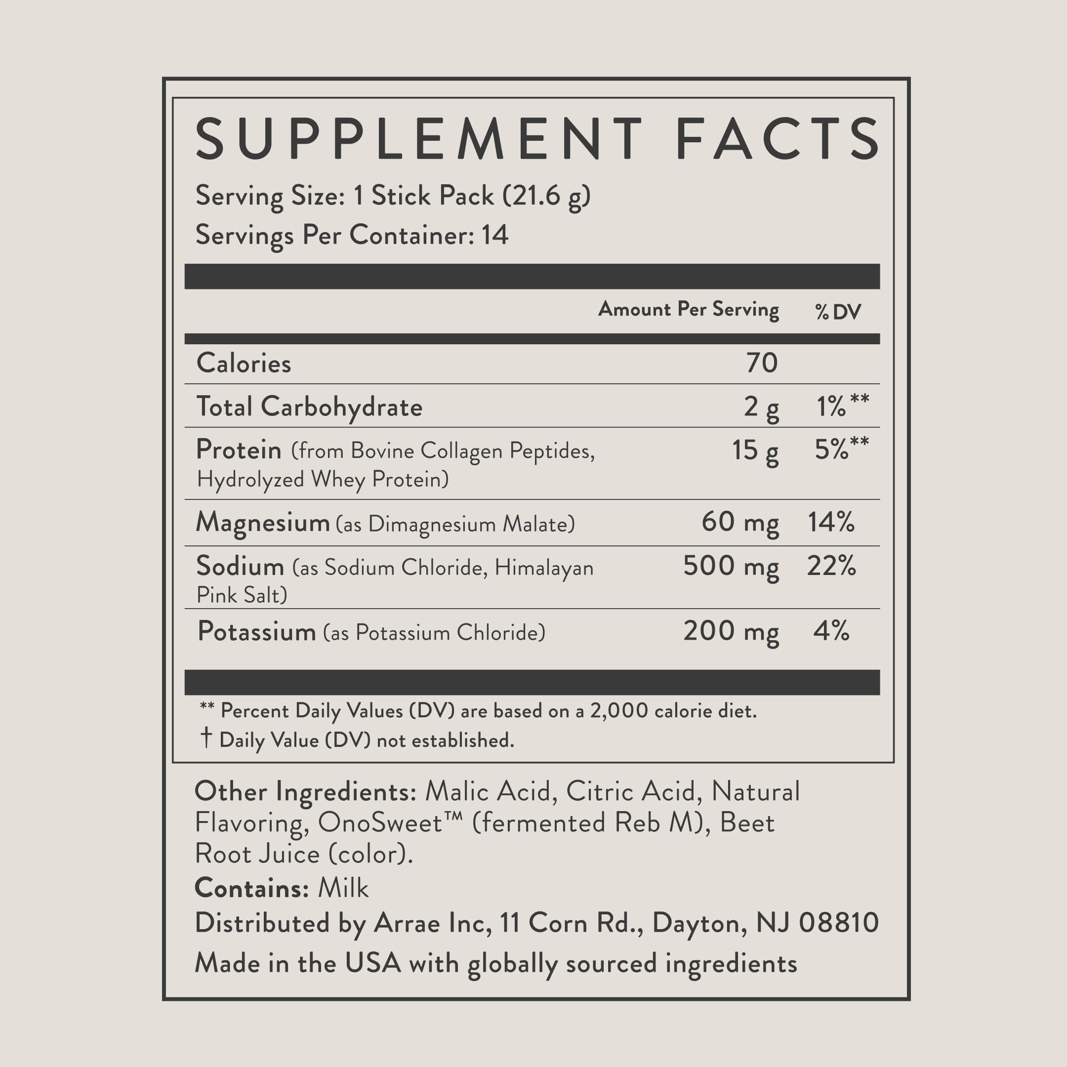 Arrae Clear Protein sparkling water mix demonstrates versatile hydration options.