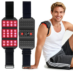 Arsoma Red Light Therapy Belt front view for targeted muscle support and mobility.