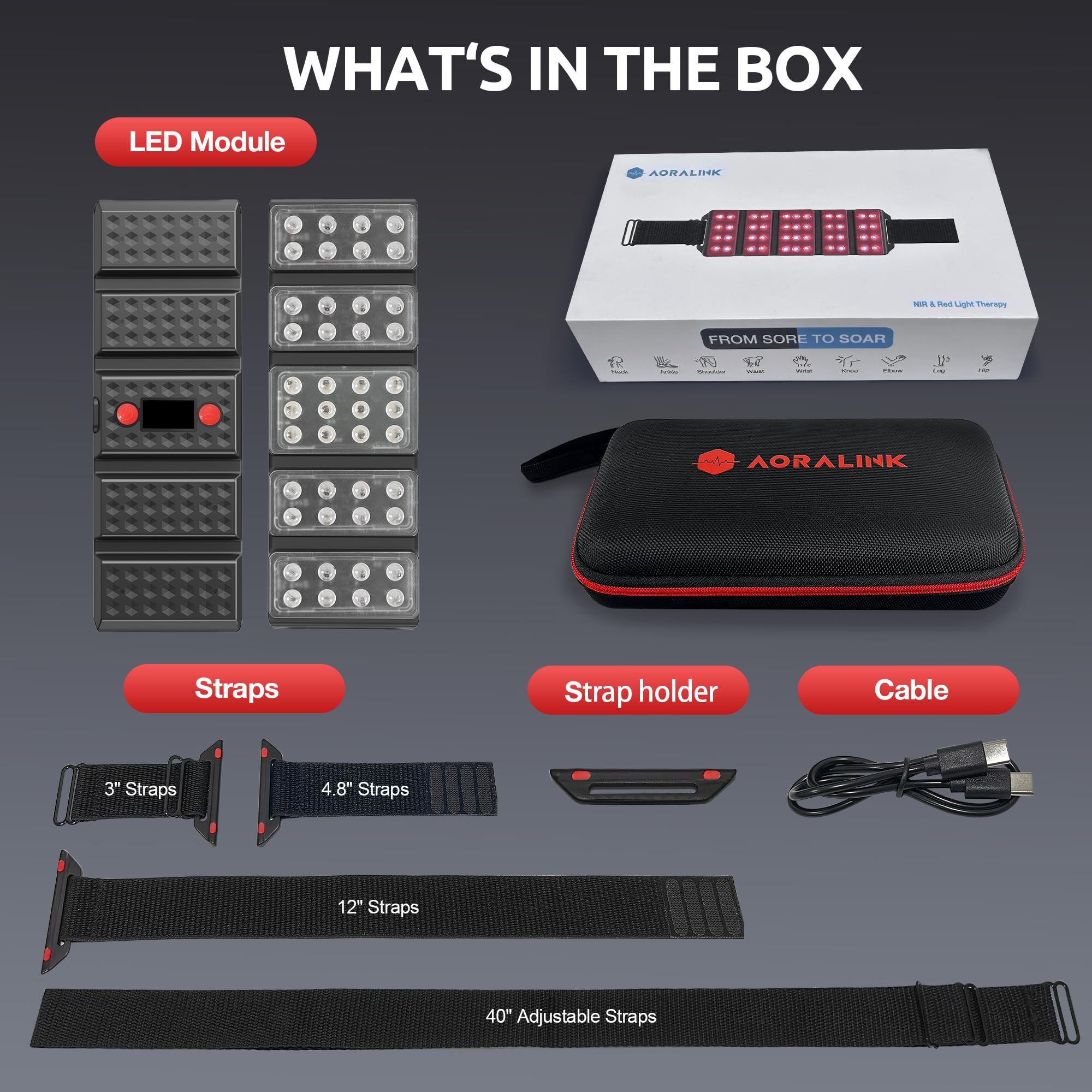 Arsoma Red Light Therapy Belt gift packaging suggesting a thoughtful wellness gift