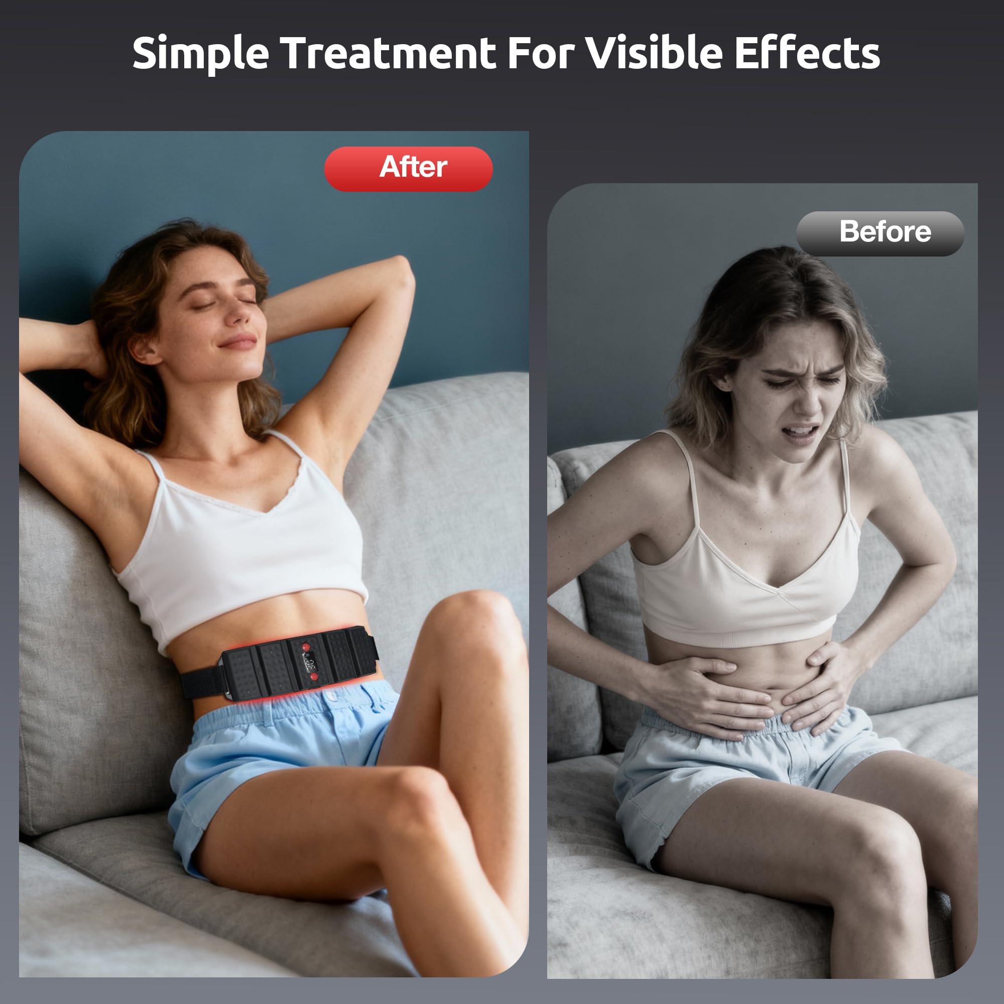 Arsoma Red Light Therapy Belt on wrists or feet shows versatile application for warmth and circulation