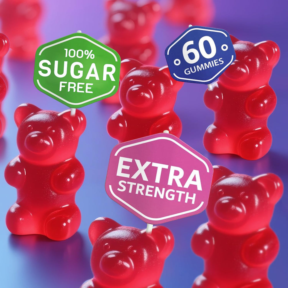 ArtDietistX Magnesium Glycinate Gummies packaging front highlights sugar-free, non-GMO.