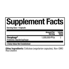 Arthur Andrew Floraphage capsules ready for daily use and probiotic amplification