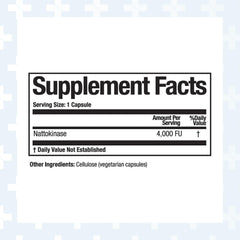 Arthur Andrew Medical Nattovena front bottle label emphasizes vegan, non-GMO health choice.