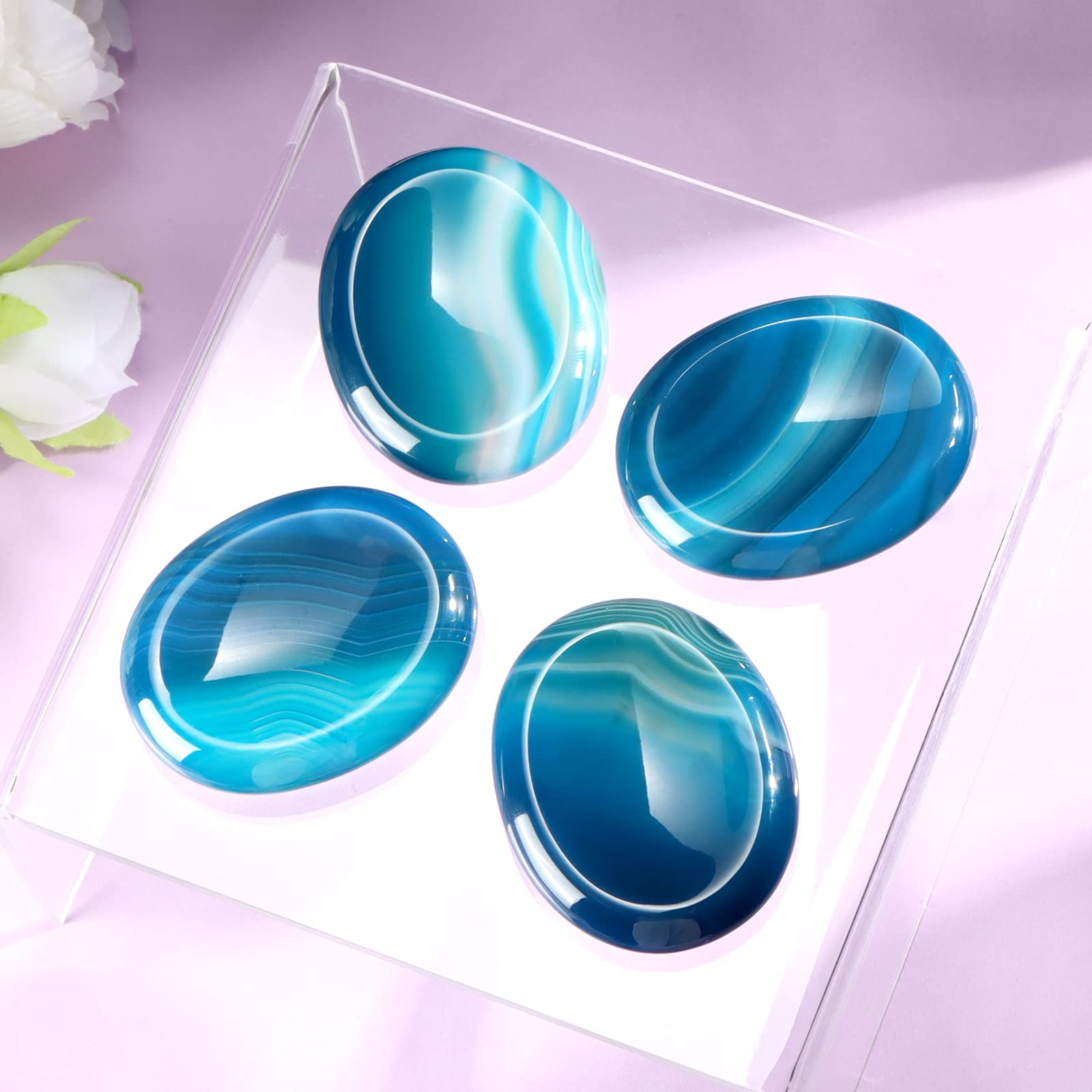 Artistone banded agate activates chakras and grounding energy.