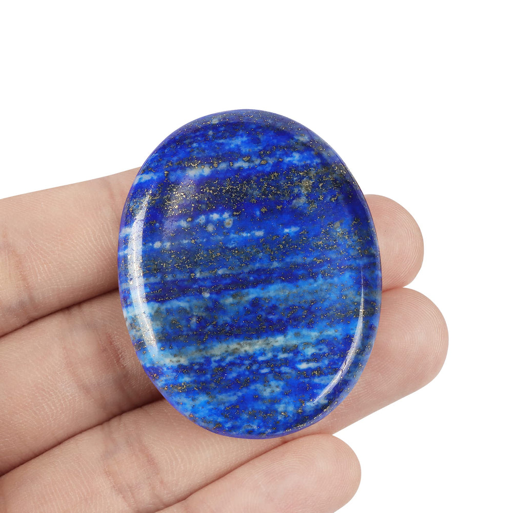 Artistone lapis lazuli palm stone smooth and calming