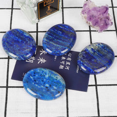 Artistone lapis lazuli pocket stone fits in hand
