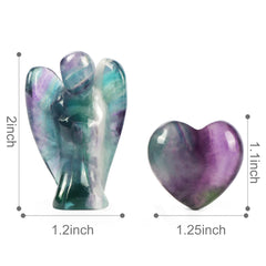 Artistone peach heart stone pocket worry stone for mindfulness