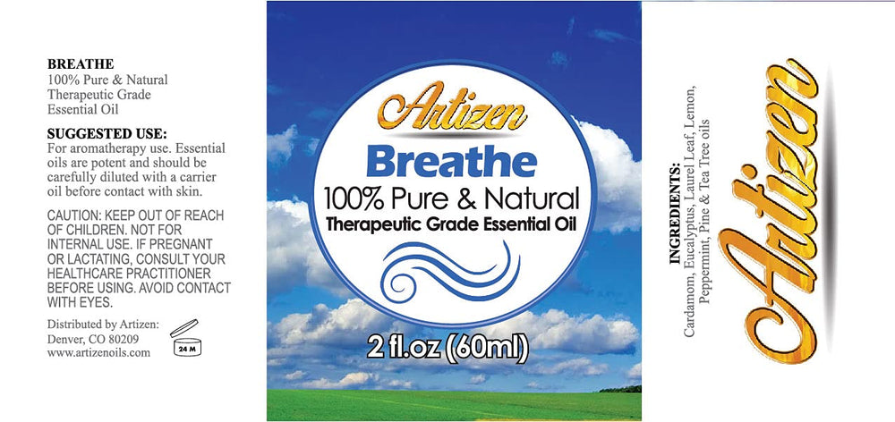 Artizen Breathe Blend gift set image suitable for holidays and gifting.