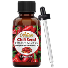 Artizen Chili Seed Oil bottle preserves aroma, housed in amber glass.