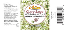 Artizen Clary Sage Oil dropper for precise dosing in DIY blends and diffusers.