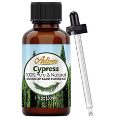 Artizen Cypress essential oil bottle for pure, calming aromatherapy sessions.