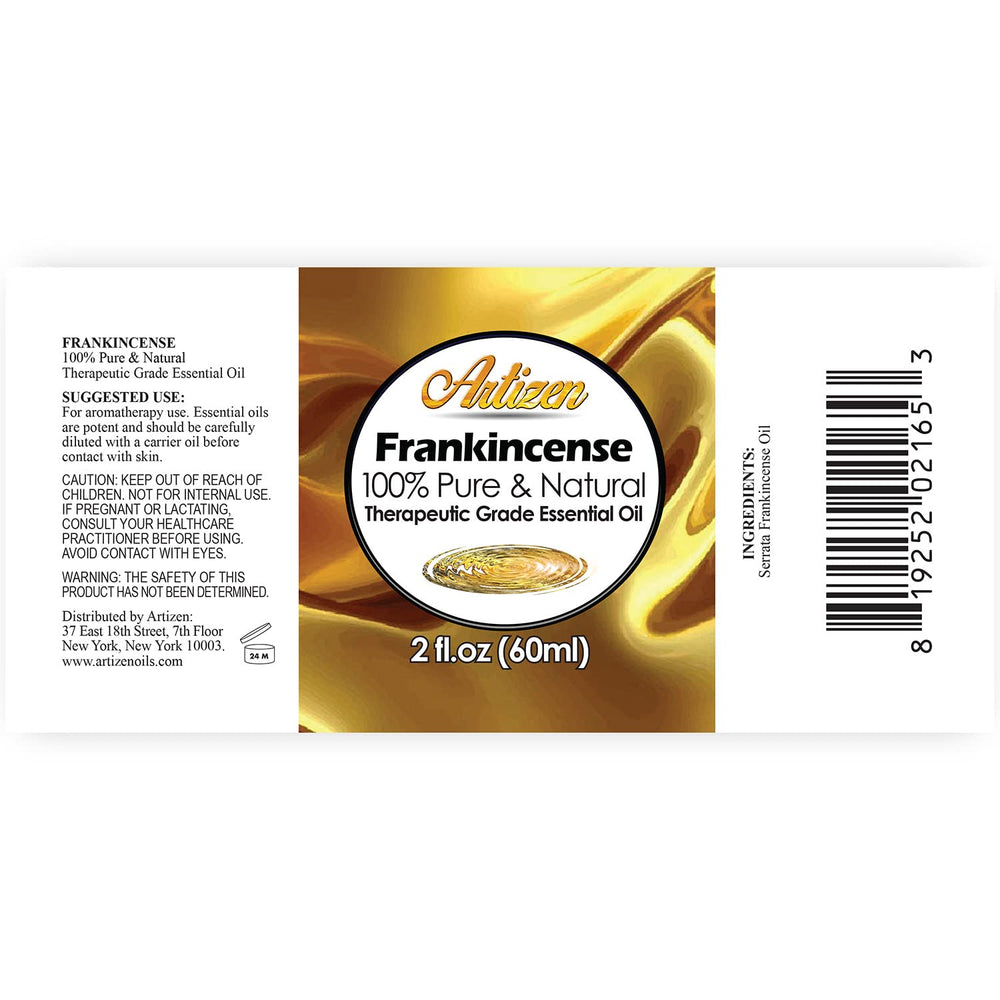 Artizen frankincense essential oil dropper for precise topical or diffuser use
