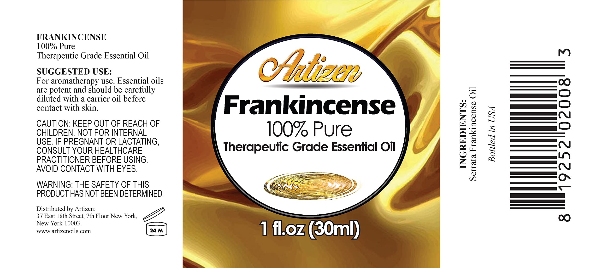 Artizen frankincense oil diffuser use supports calming aromatherapy sessions.