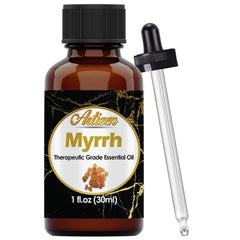 Artizen Myrrh 30ml bottle with pure essential oil for skin care.