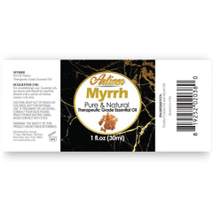 Artizen Myrrh bottle-pour demonstrates easy, controlled application.