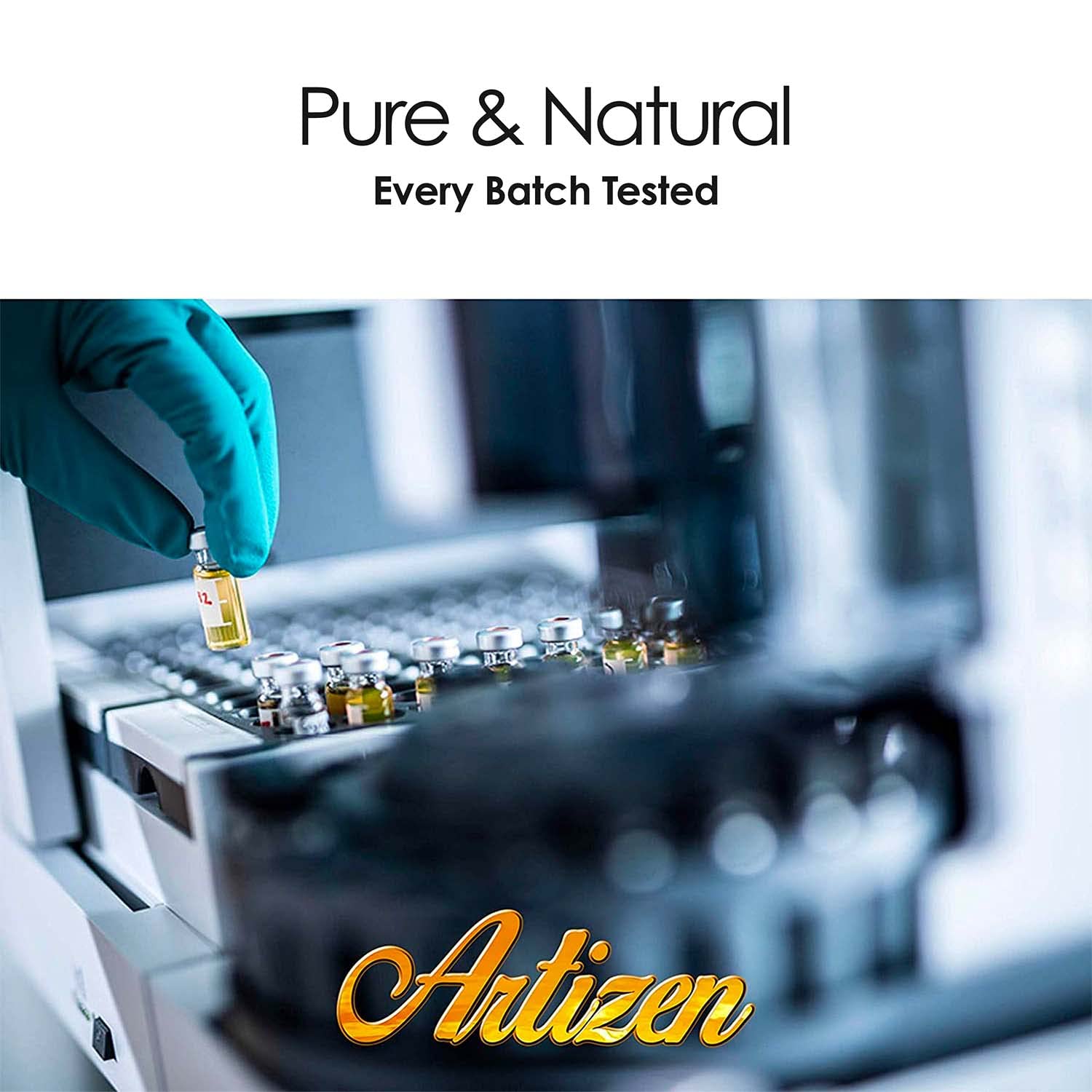 Artizen Myrrh dropper-inside emphasizes accurate dosing for blends.