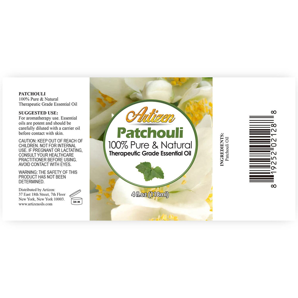 Artizen Patchouli essential oil dropper for precise application