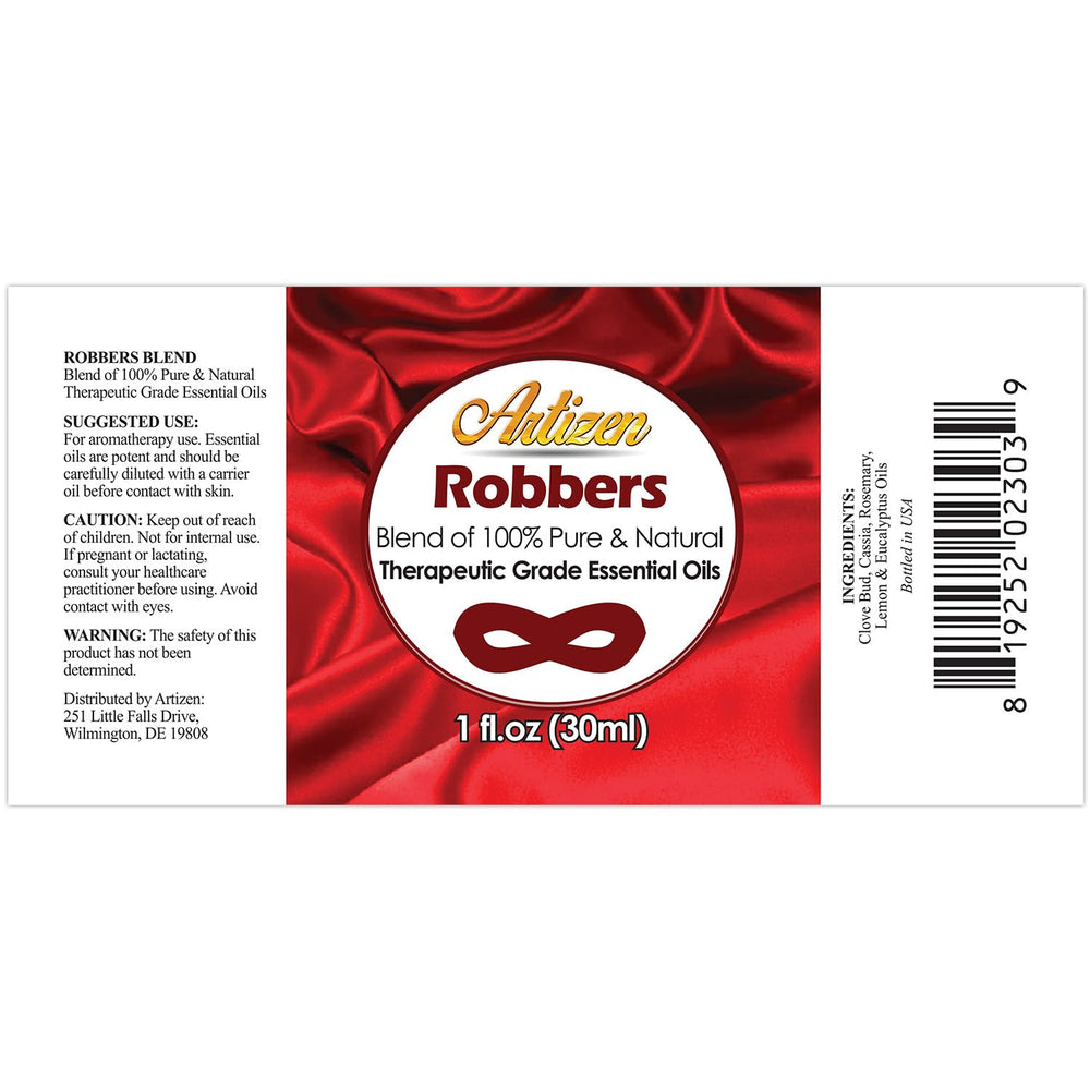 Close-up of Artizen Robbers Blend cap showing secure seal for purity