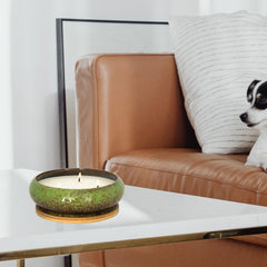 ARTKETTY relaxing aroma candle enhances calm in the bedroom.
