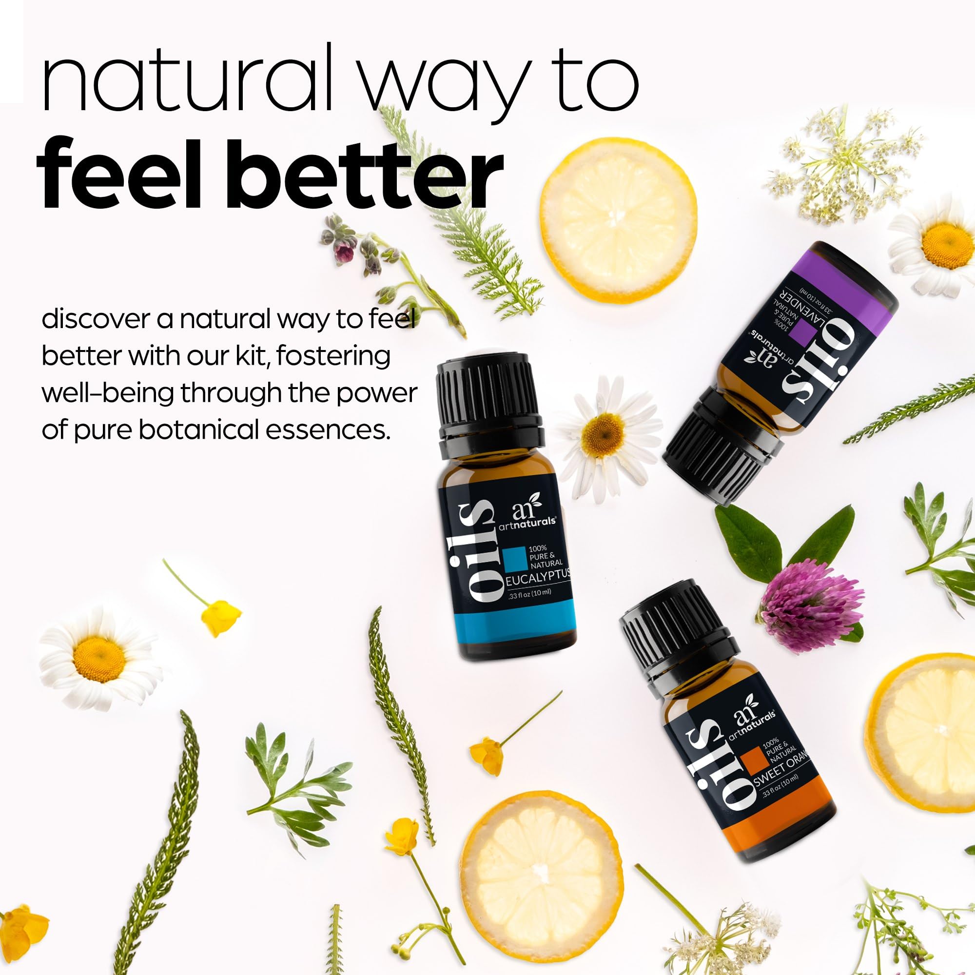 ArtNaturals Diffuser-ready blend shown for easy aromatherapy setup.