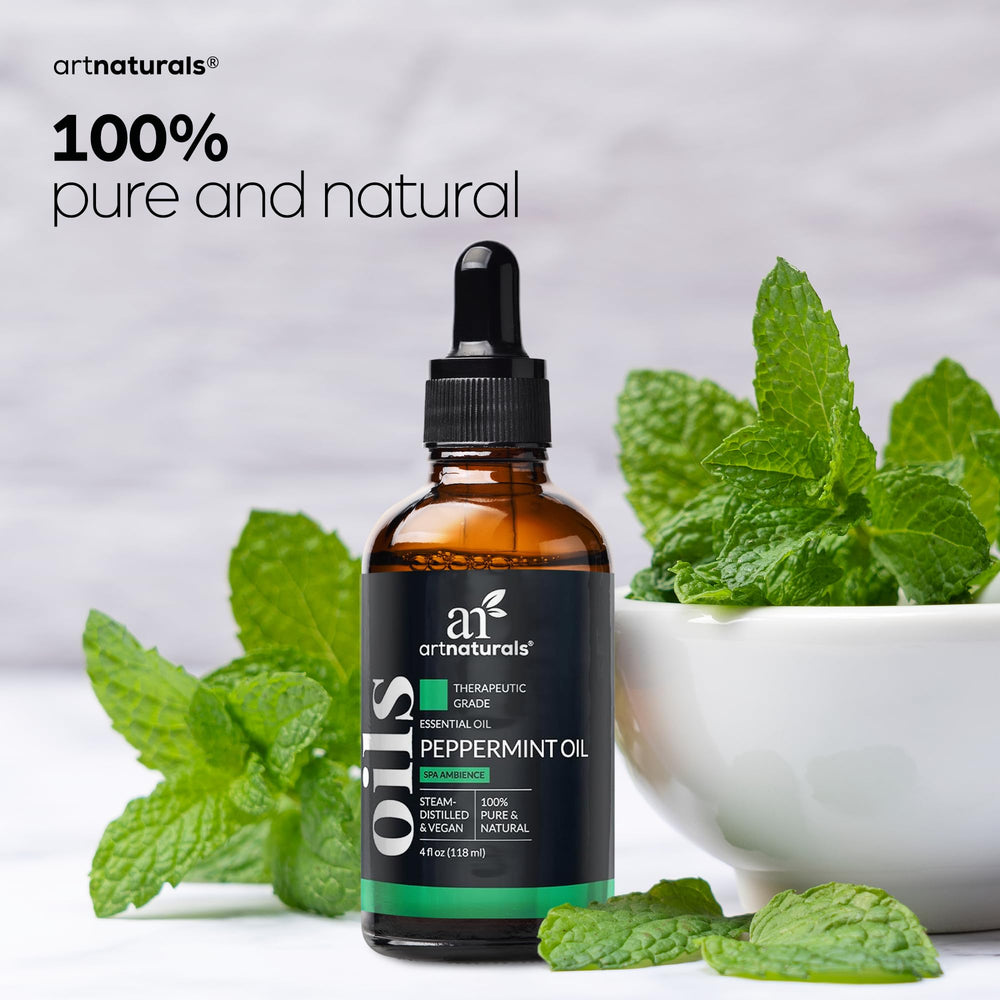 artnaturals Peppermint Oil added to bath for relaxing aroma.