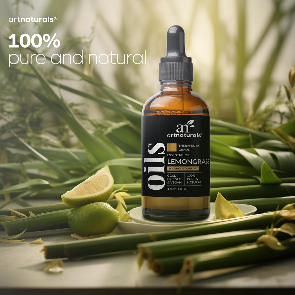 Artnaturals skin-care application with lemongrass oil for refreshing routines.