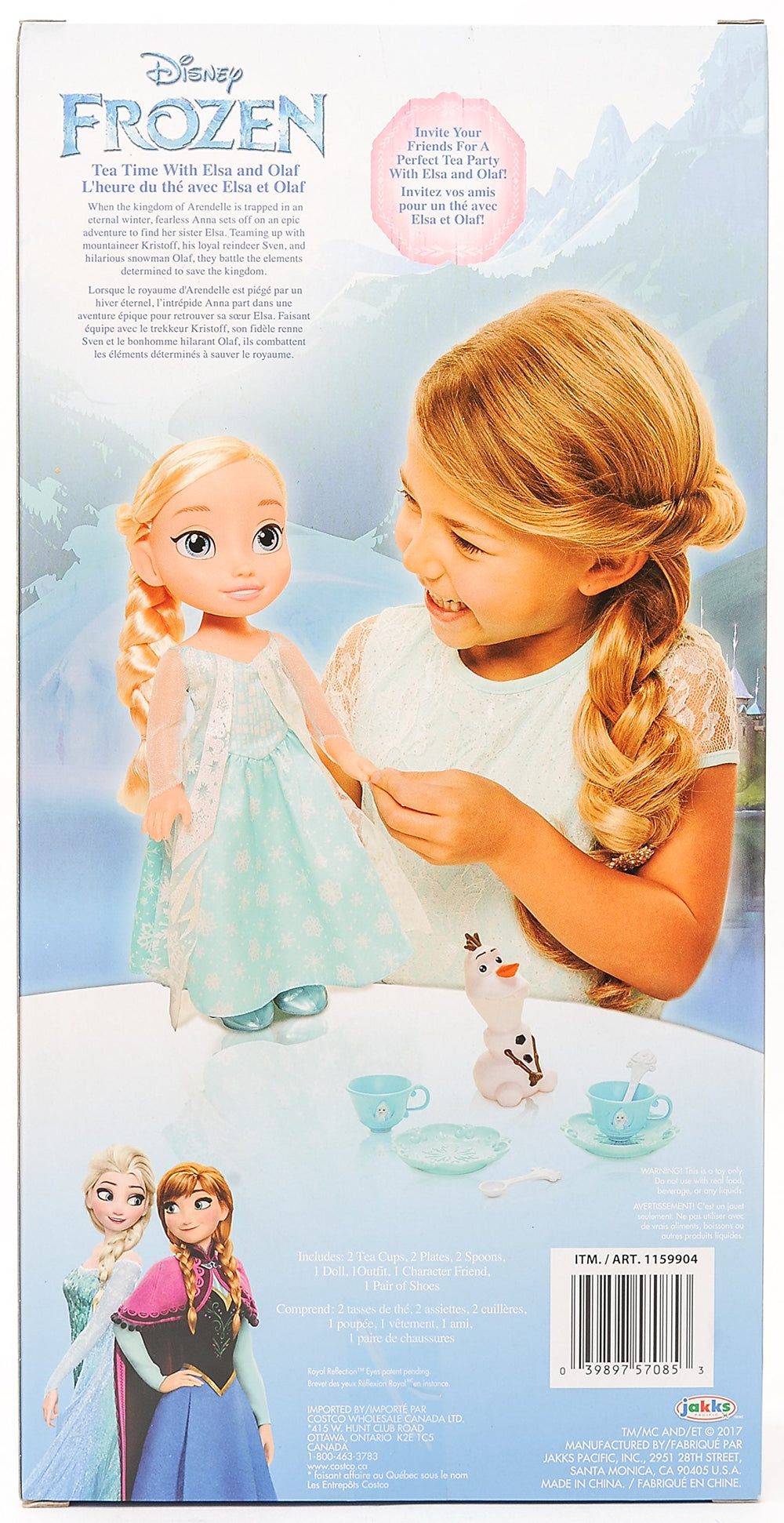 Arvesa Disney Frozen Tea Time scene invites kids to pretend tea parties