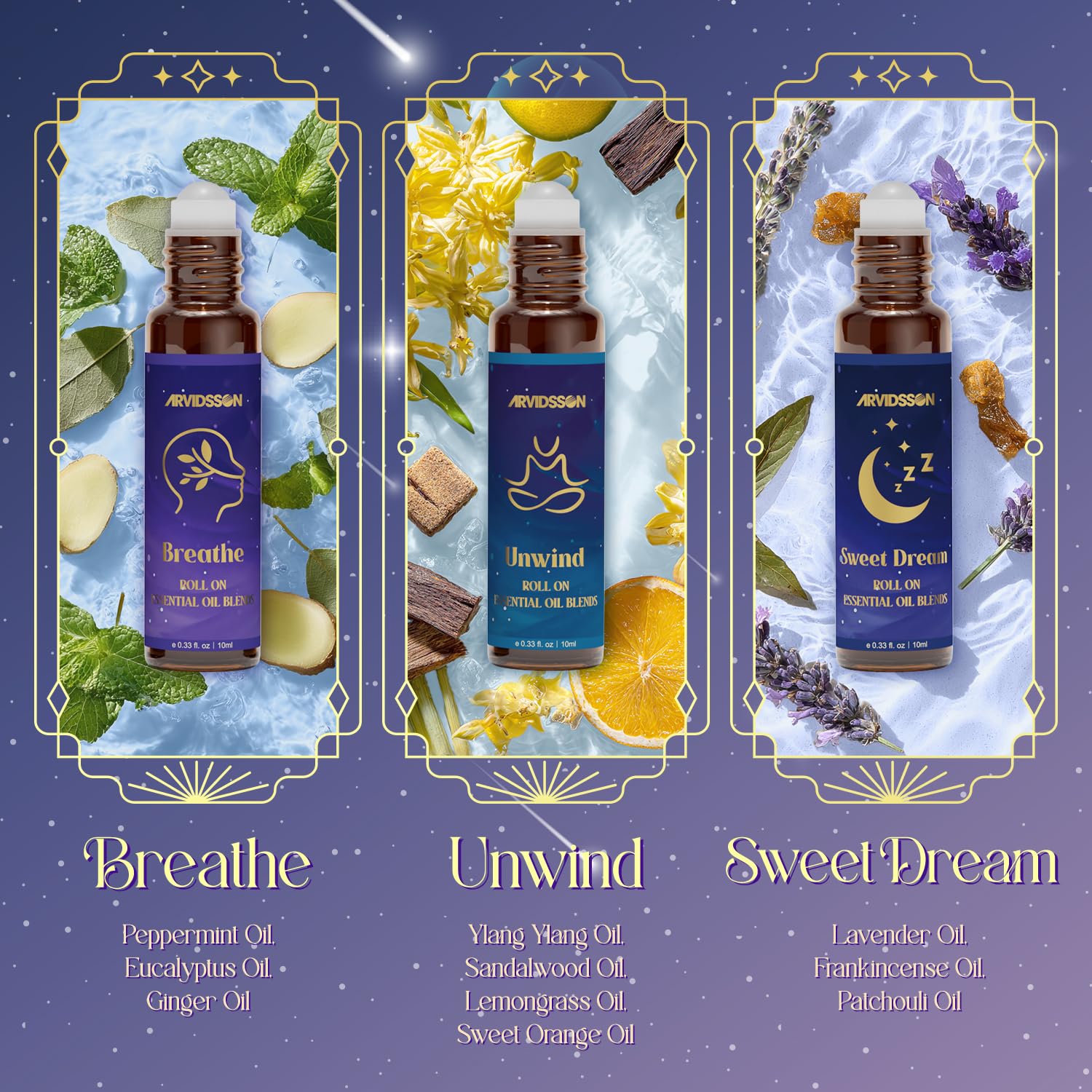 ARVIDSSON Breath roll-on to support mindful breathing and daily calm