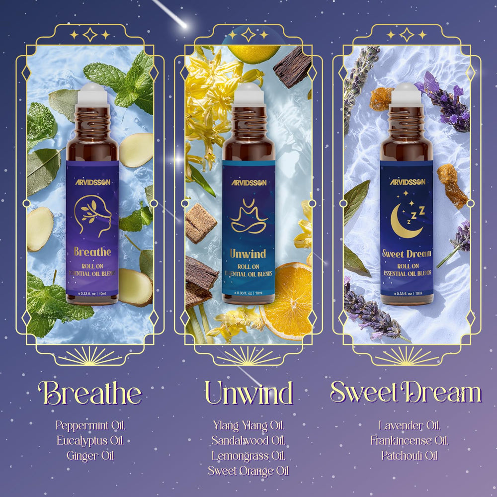 ARVIDSSON Breath roll-on to support mindful breathing and daily calm