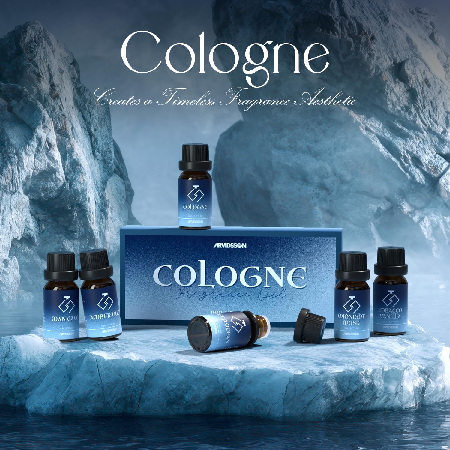 ARVIDSSON Cologne essence bottle for DIY fragrances and candles.