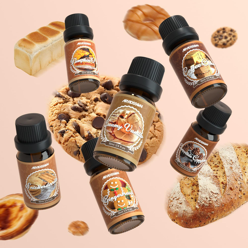 ARVIDSSON creamy vanilla fragrance oil bottle adds smooth sweetness to desserts-inspired soaps