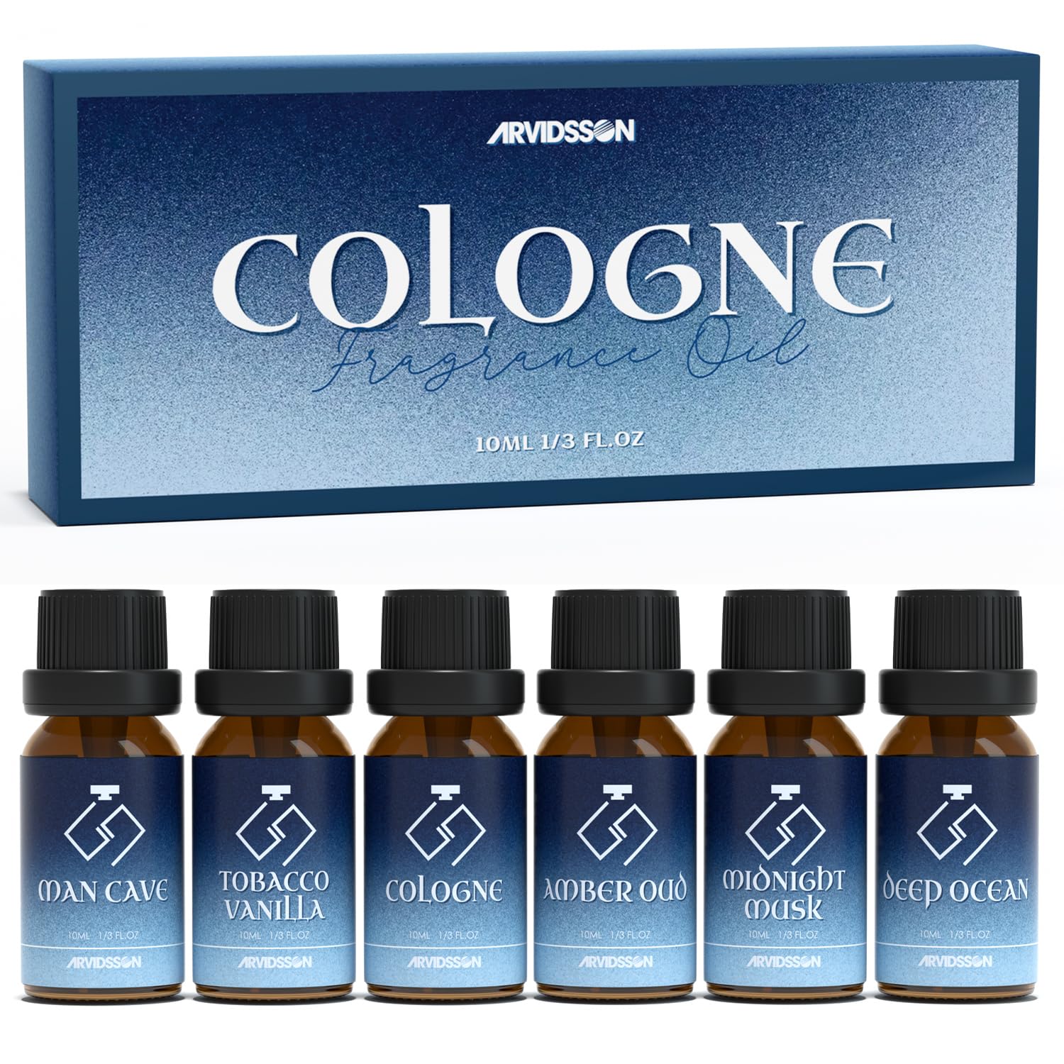 ARVIDSSON Deep Ocean bottle fragrance oil for diffuser use and room ambiance.