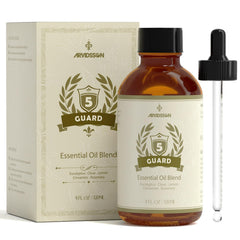 ARVIDSSON Five Guard bottle showing a spicy aroma for room freshness and mood lift.