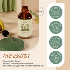 ARVIDSSON Five Guard room spray misting a clean, aromatic aura throughout the home.