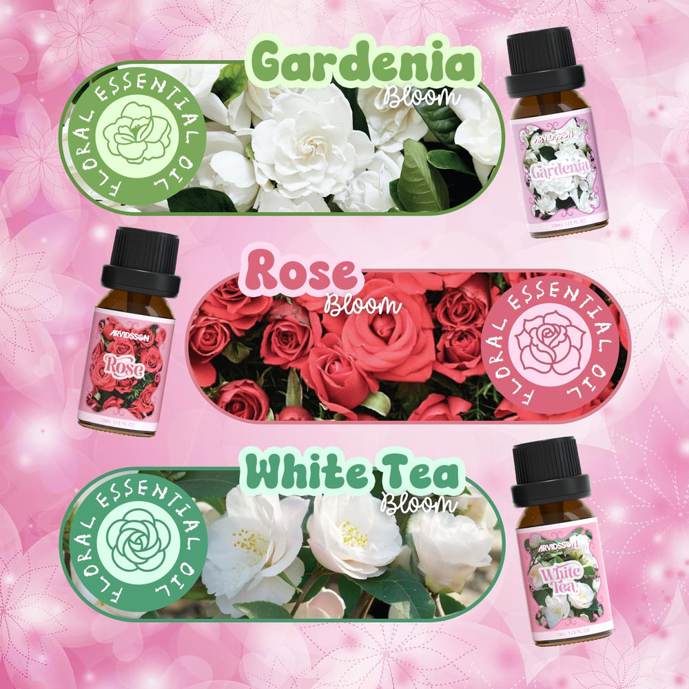 ARVIDSSON Gardenia essential oil bottle enhances homemade fragrances and diffusers.