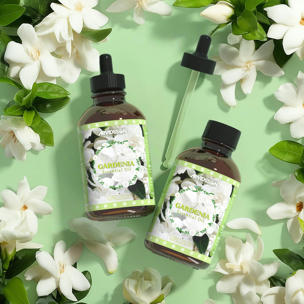 ARVIDSSON Gardenia oil for candle making, adding tropical creamy notes.