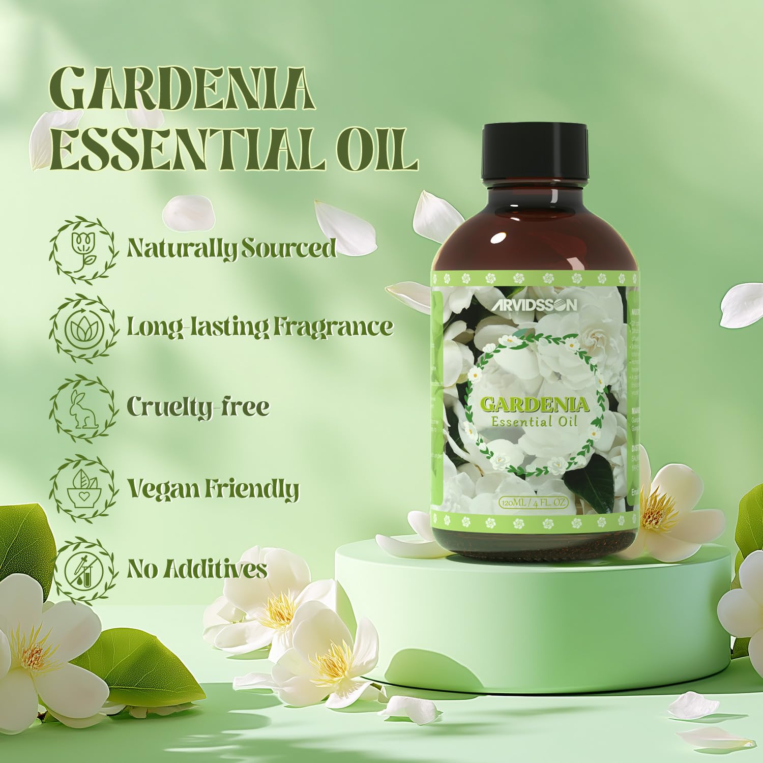 ARVIDSSON Gardenia diffuser setup creates a serene, fragrant room.