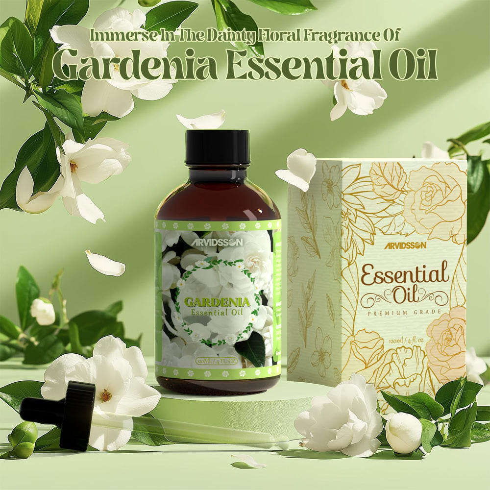 Unboxing ARVIDSSON Gardenia packaging reveals premium quality and fragrance.