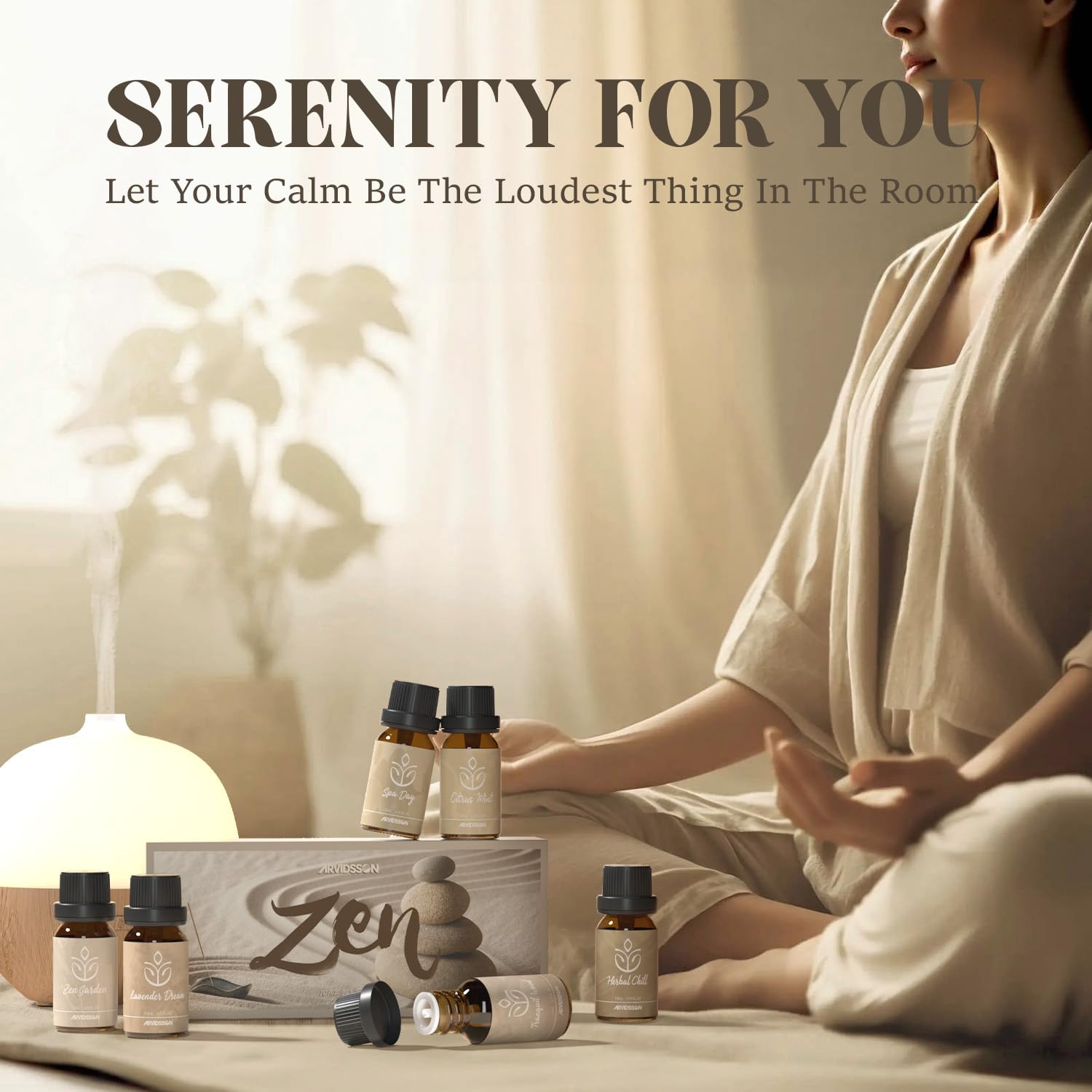 ARVIDSSON Herbal Chill diffuser with herbal calming hints