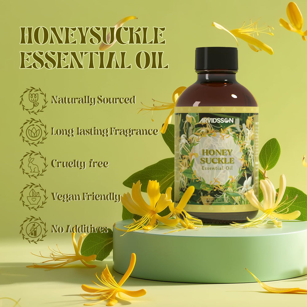 ARVIDSSON Honeysuckle aroma in diffuser promoting a calming garden feel.