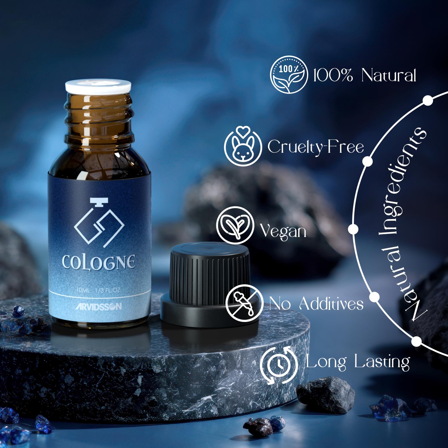 ARVIDSSON Man Cave bottle fragrance oil for bold, outdoor-inspired scents.