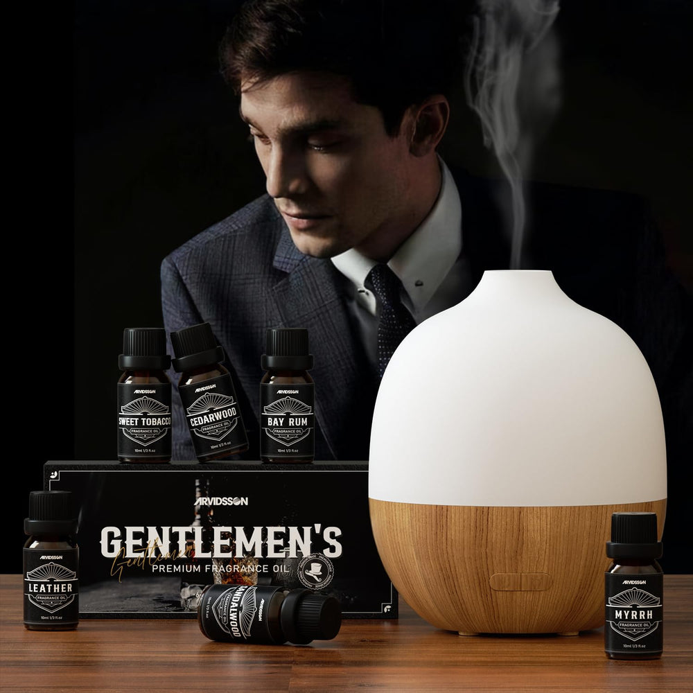 ARVIDSSON gift set image showcasing a ready-to-gift masculine fragrance collection