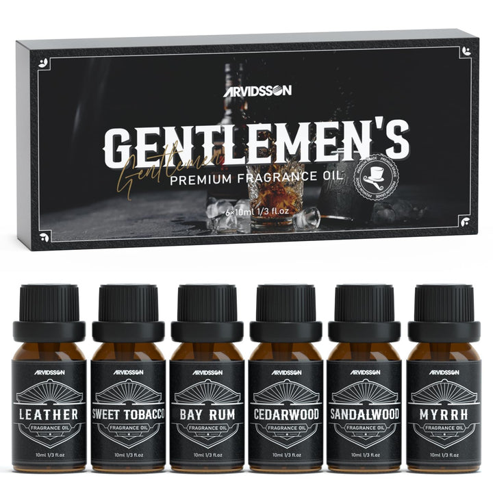 ARVIDSSON masculine sandalwood diffuser oil for a warm, calming ambiance