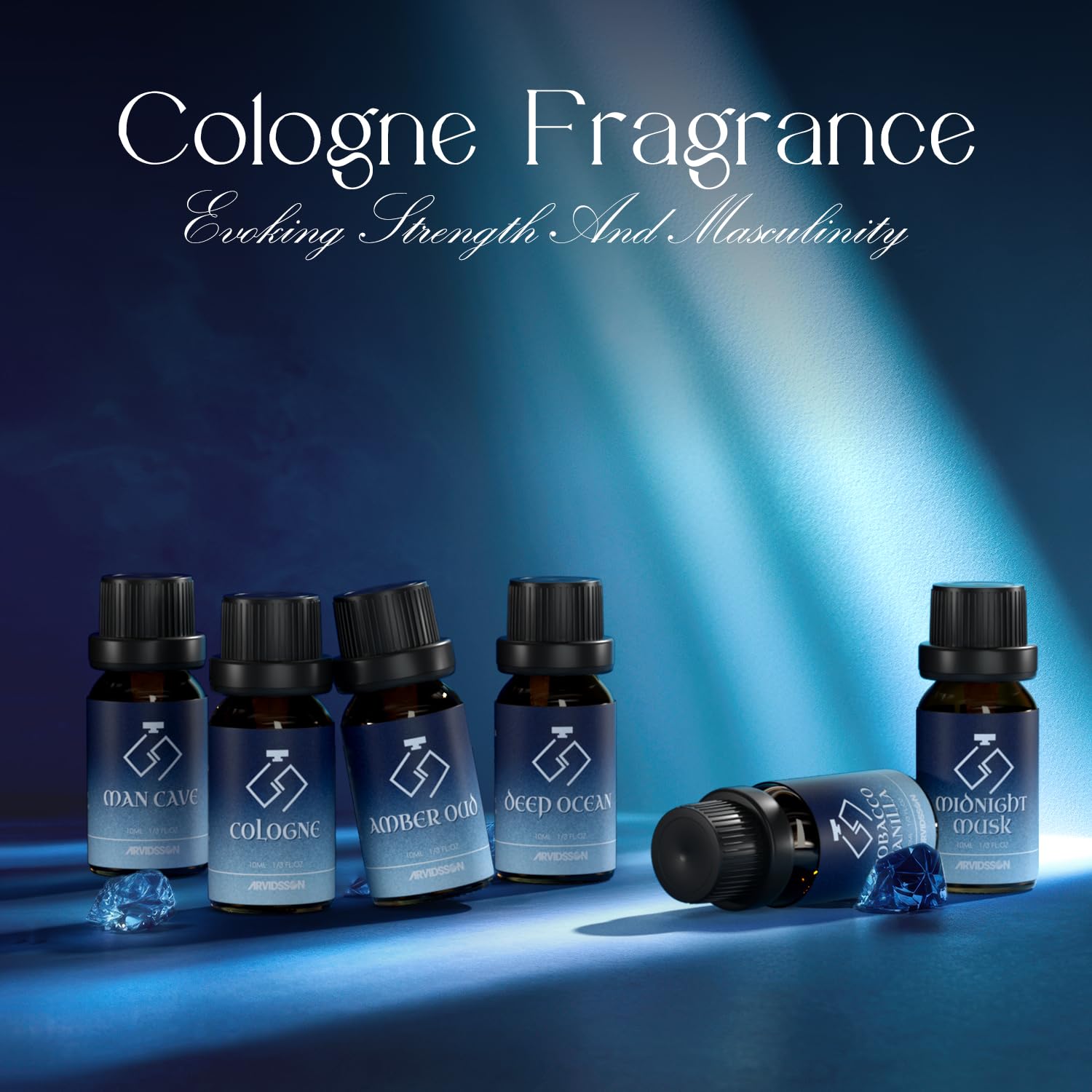 ARVIDSSON Midnight Musk bottle fragrance oil for sensual diffusion.