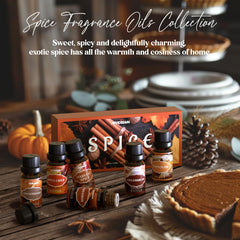 ARVIDSSON pumpkin pie spice oil bottle enhances seasonal home fragrance.