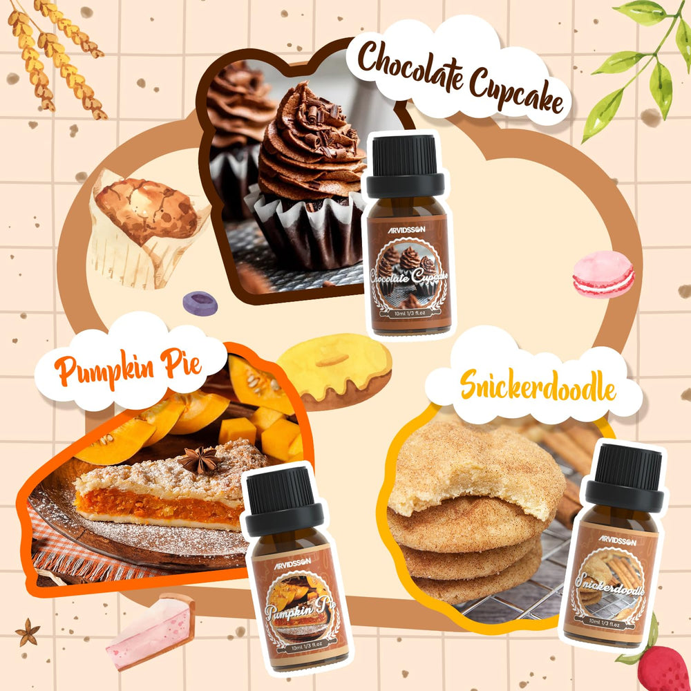 ARVIDSSON snickerdoodle fragrance oil bottle delivers warm spice notes for diffusers or crafts