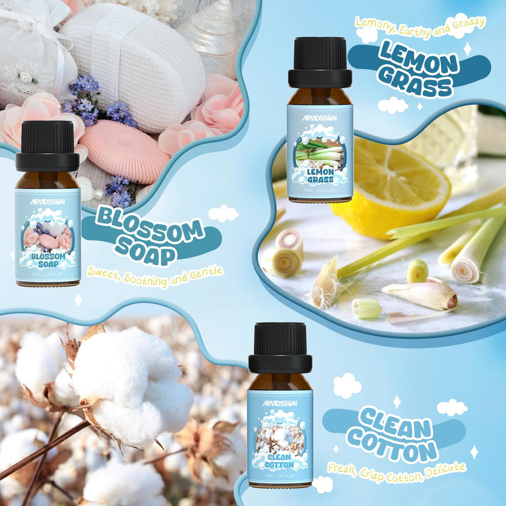 ARVIDSSON Soft Powder highlighting gentle, soothing aroma for cozy spaces.